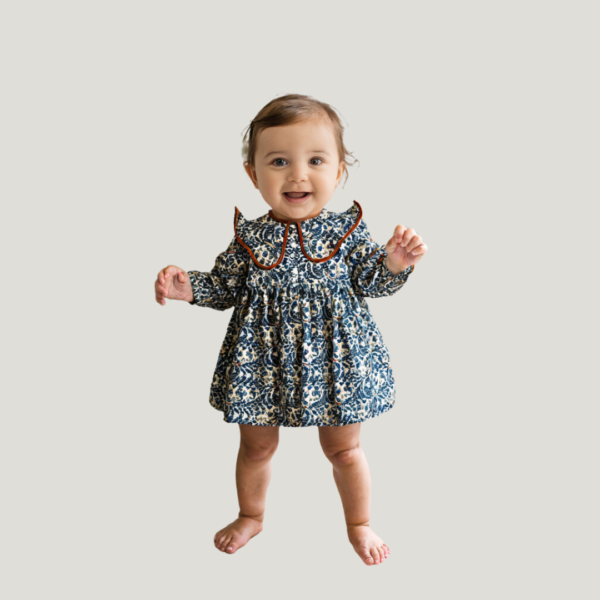 Blue Floral Dress