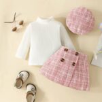 Chic Pink Tweed Set